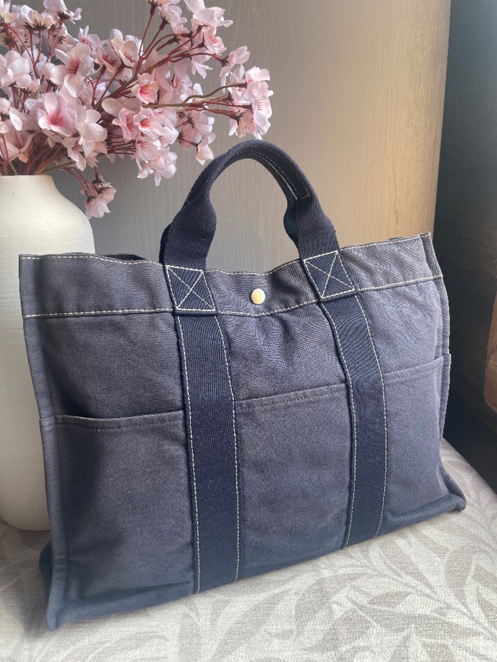 Hermes Toile Fourre-Tout GM